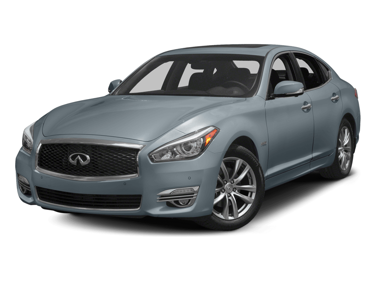 2018 INFINITI Q70 Hybrid LUXE - Front 3/4, facing to the left