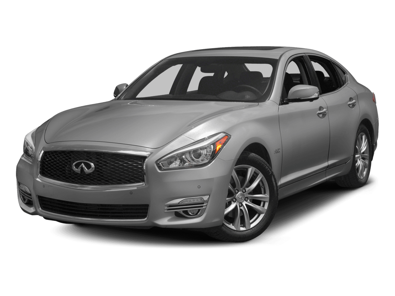 2018 INFINITI Q70 Hybrid LUXE - Front 3/4, facing to the left