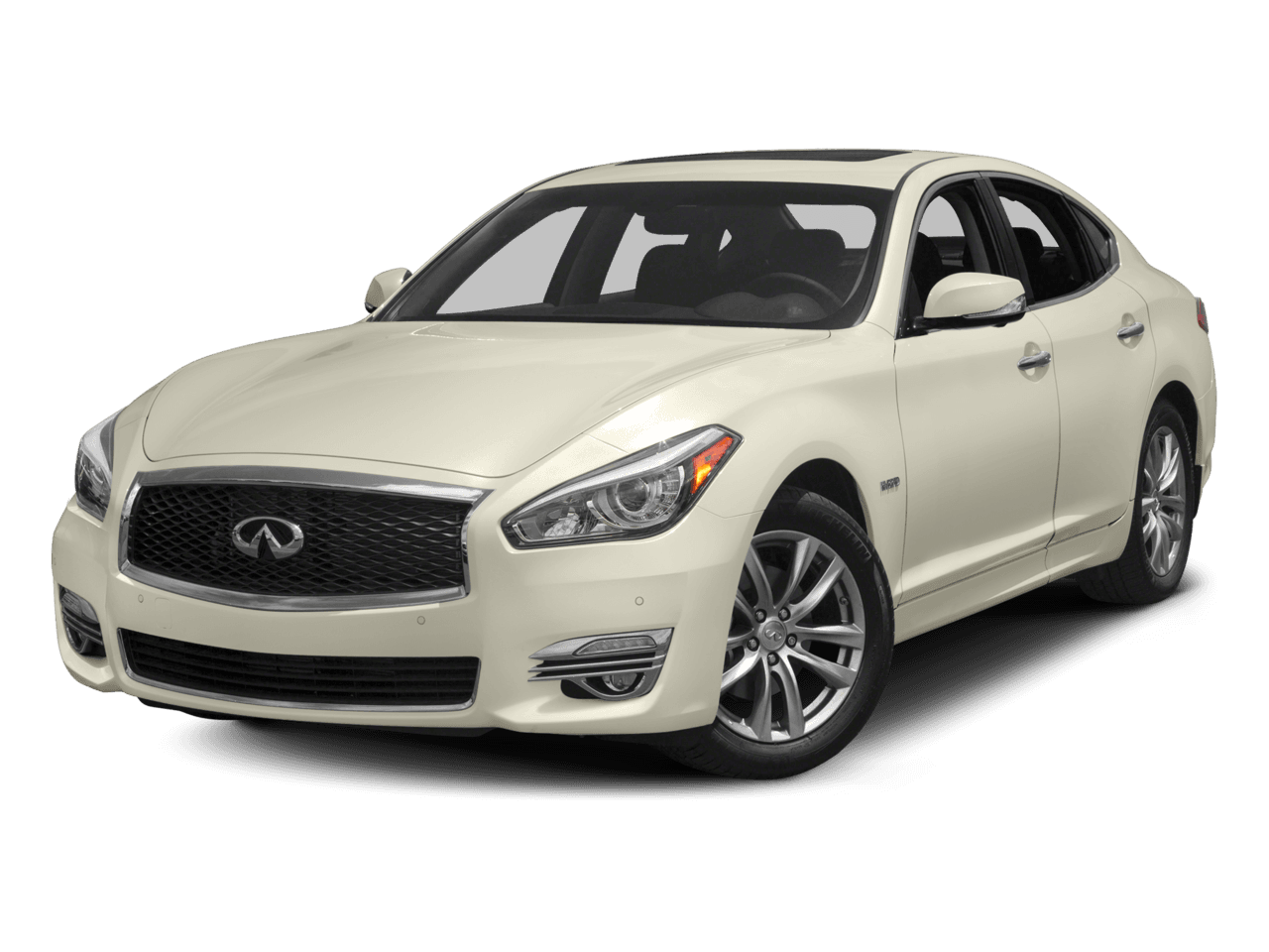 2018 INFINITI Q70 Hybrid LUXE - Front 3/4, facing to the left