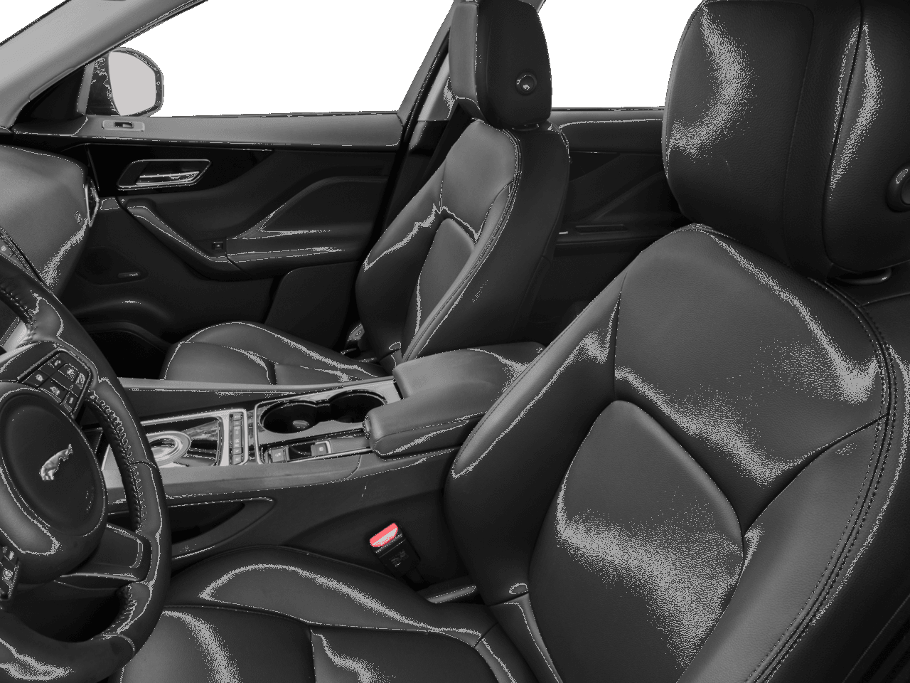 2018 Jaguar F-PACE 20d Premium - Interior Driver's Side with Door Open, Front Seat Feature