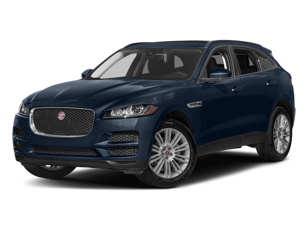 2018 Jaguar F-PACE 20d Prestige - Front 3/4, facing to the left