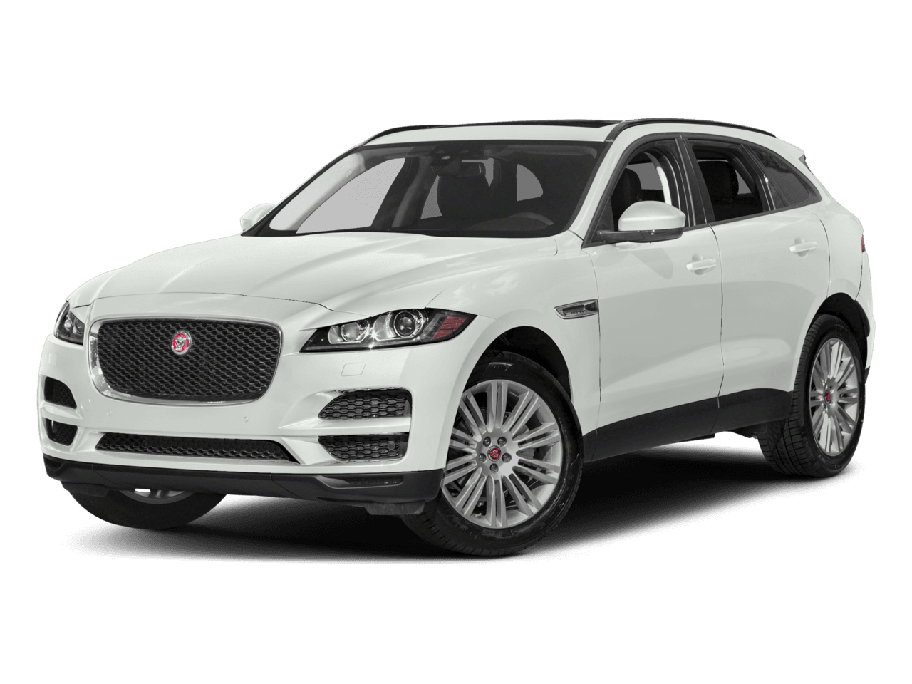 2018 Jaguar F-PACE 20d Prestige - Front 3/4, facing to the left