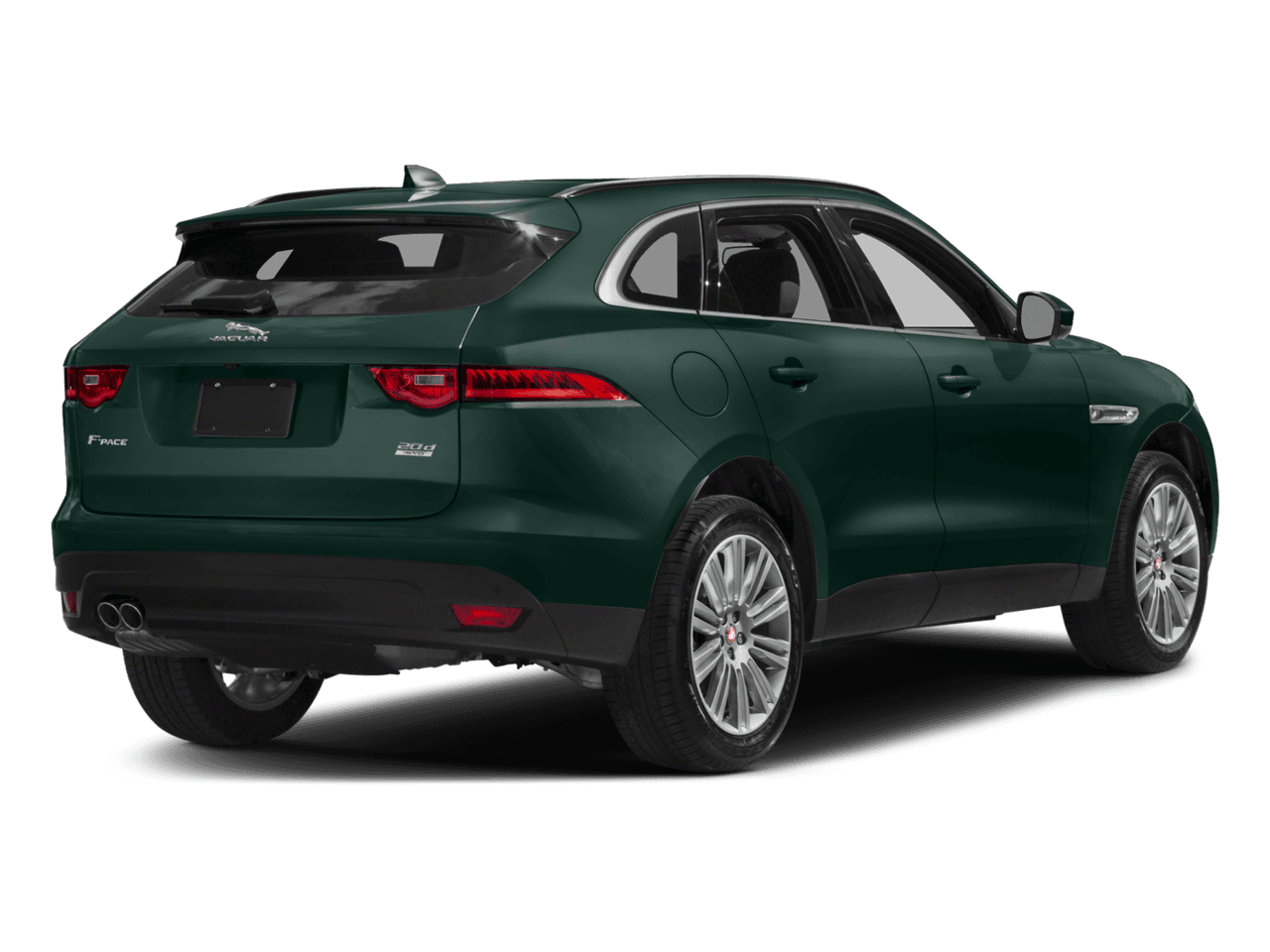 2018 Jaguar F-PACE 20d Prestige - Rear 3/4, facing to the right