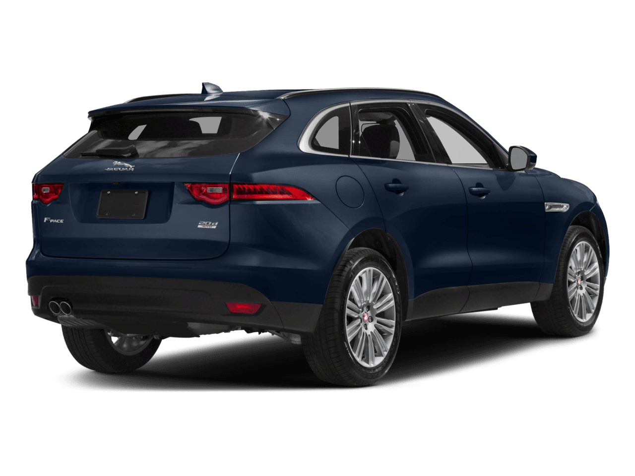 2018 Jaguar F-PACE 20d Prestige - Rear 3/4, facing to the right