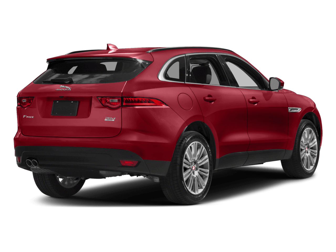 2018 Jaguar F-PACE 20d Prestige - Rear 3/4, facing to the right