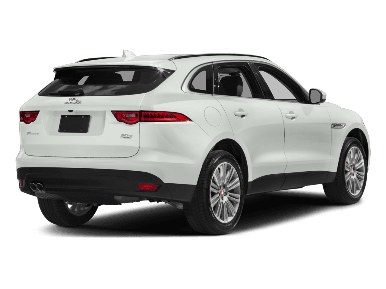 2018 Jaguar F-PACE 20d Prestige - Rear 3/4, facing to the right