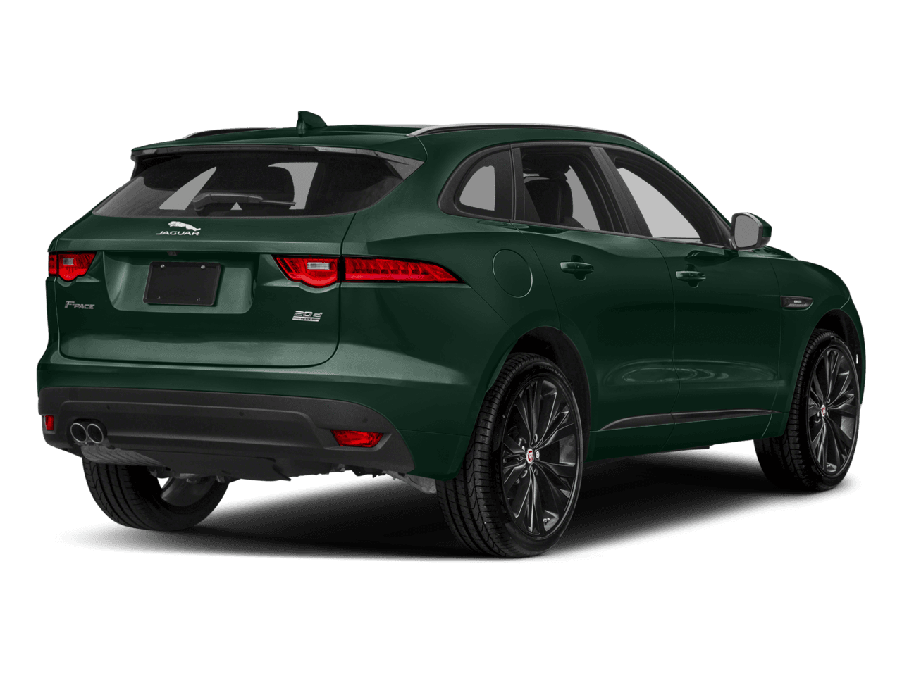 2018 Jaguar F-PACE 20d R-Sport - Rear 3/4, facing to the right