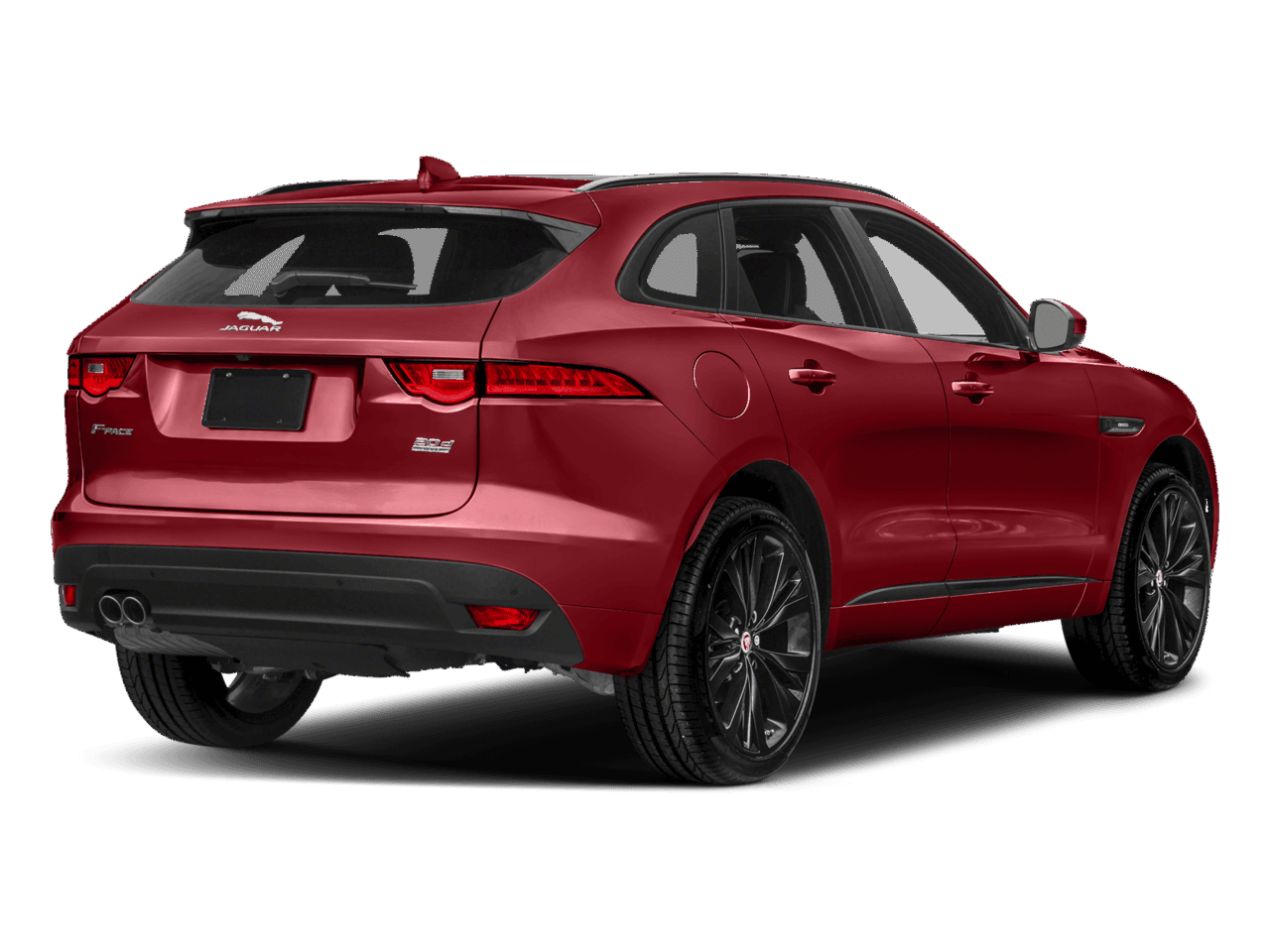 2018 Jaguar F-PACE 20d R-Sport - Rear 3/4, facing to the right