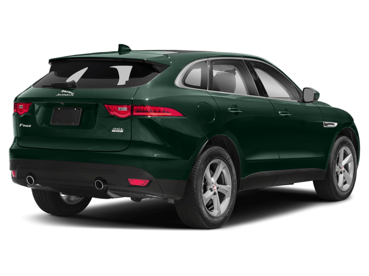 2018 Jaguar F-PACE 35t Prestige - Rear 3/4, facing to the right