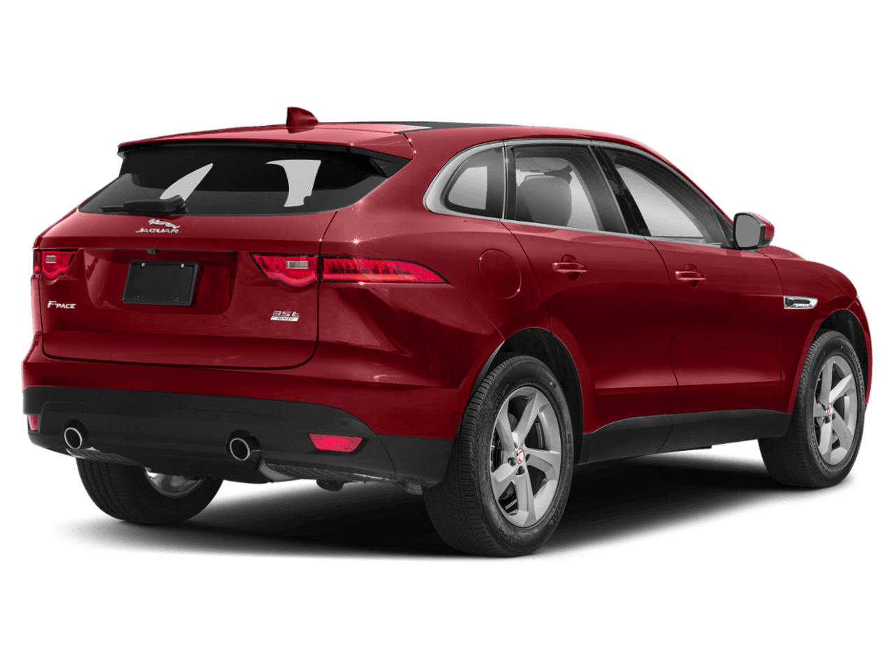 2018 Jaguar F-PACE 35t Prestige - Rear 3/4, facing to the right