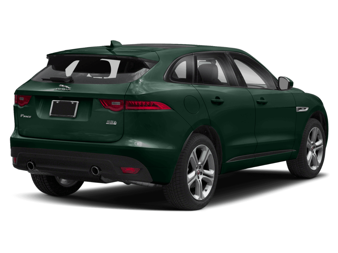 2018 Jaguar F-PACE 35t R-Sport - Rear 3/4, facing to the right