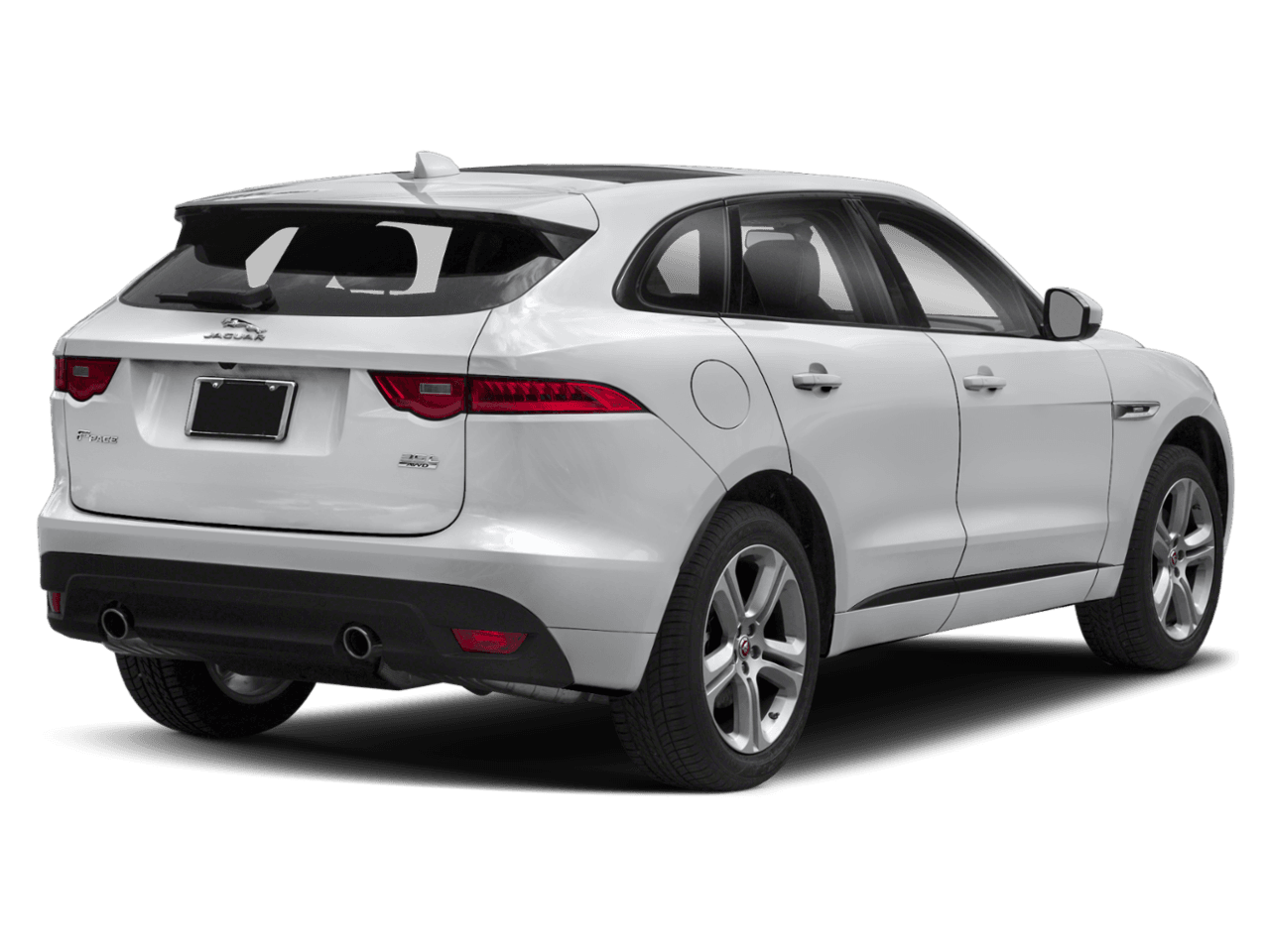 2018 Jaguar F-PACE 35t R-Sport - Rear 3/4, facing to the right