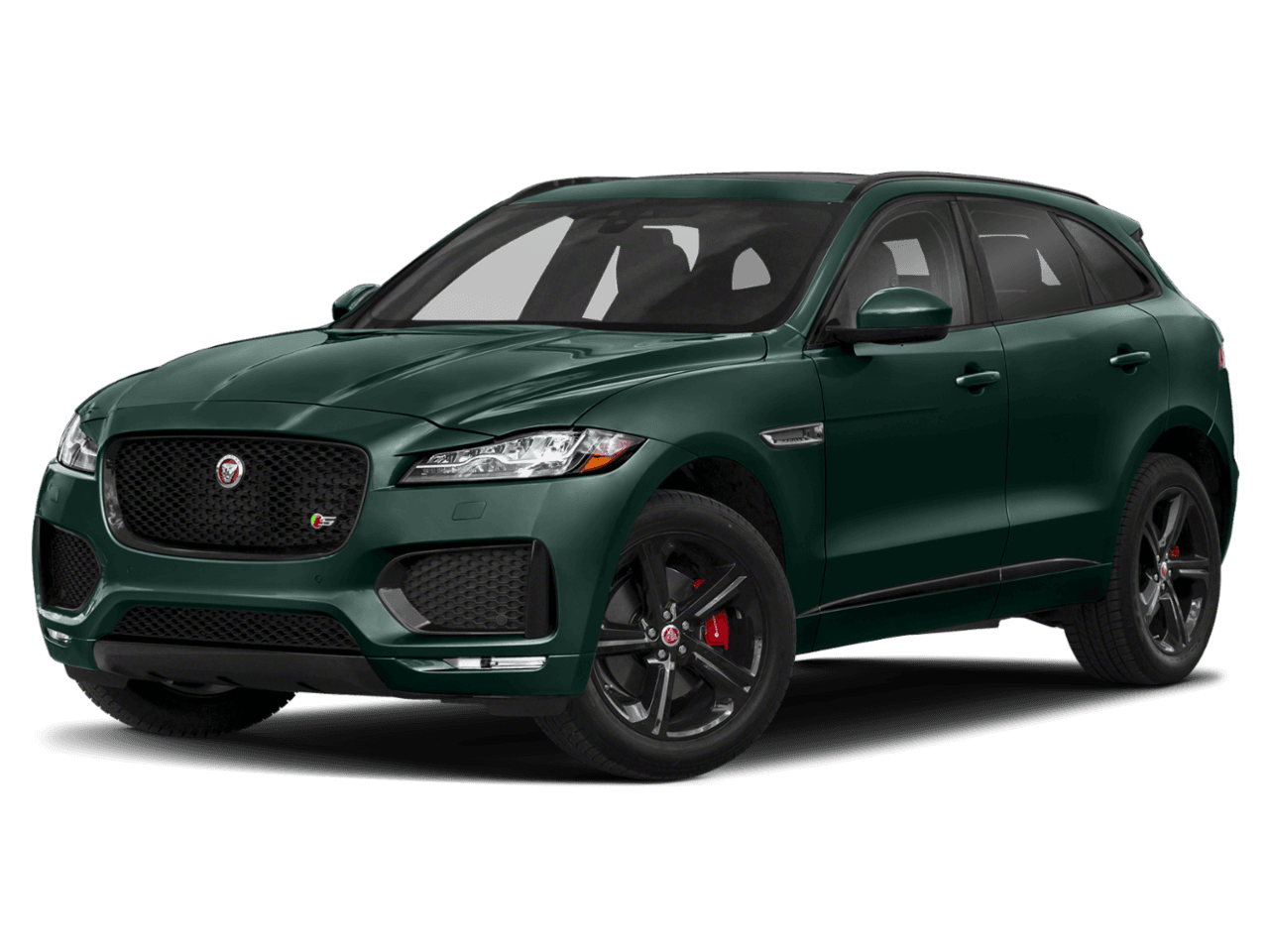 2018 Jaguar F-PACE S - Front 3/4, facing to the left
