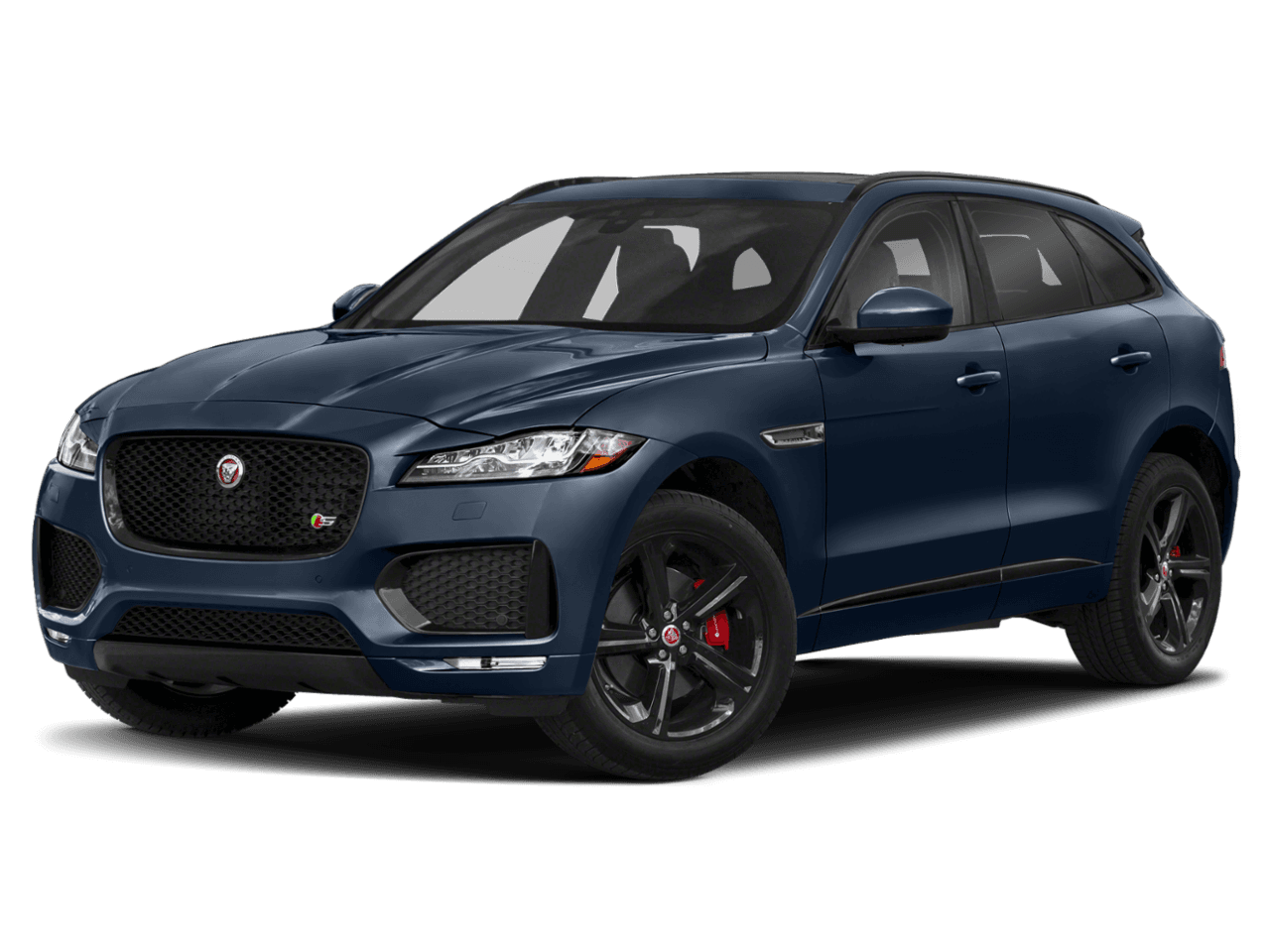 2018 Jaguar F-PACE S - Front 3/4, facing to the left