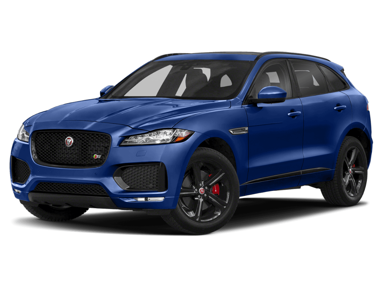 2018 Jaguar F-PACE S - Front 3/4, facing to the left