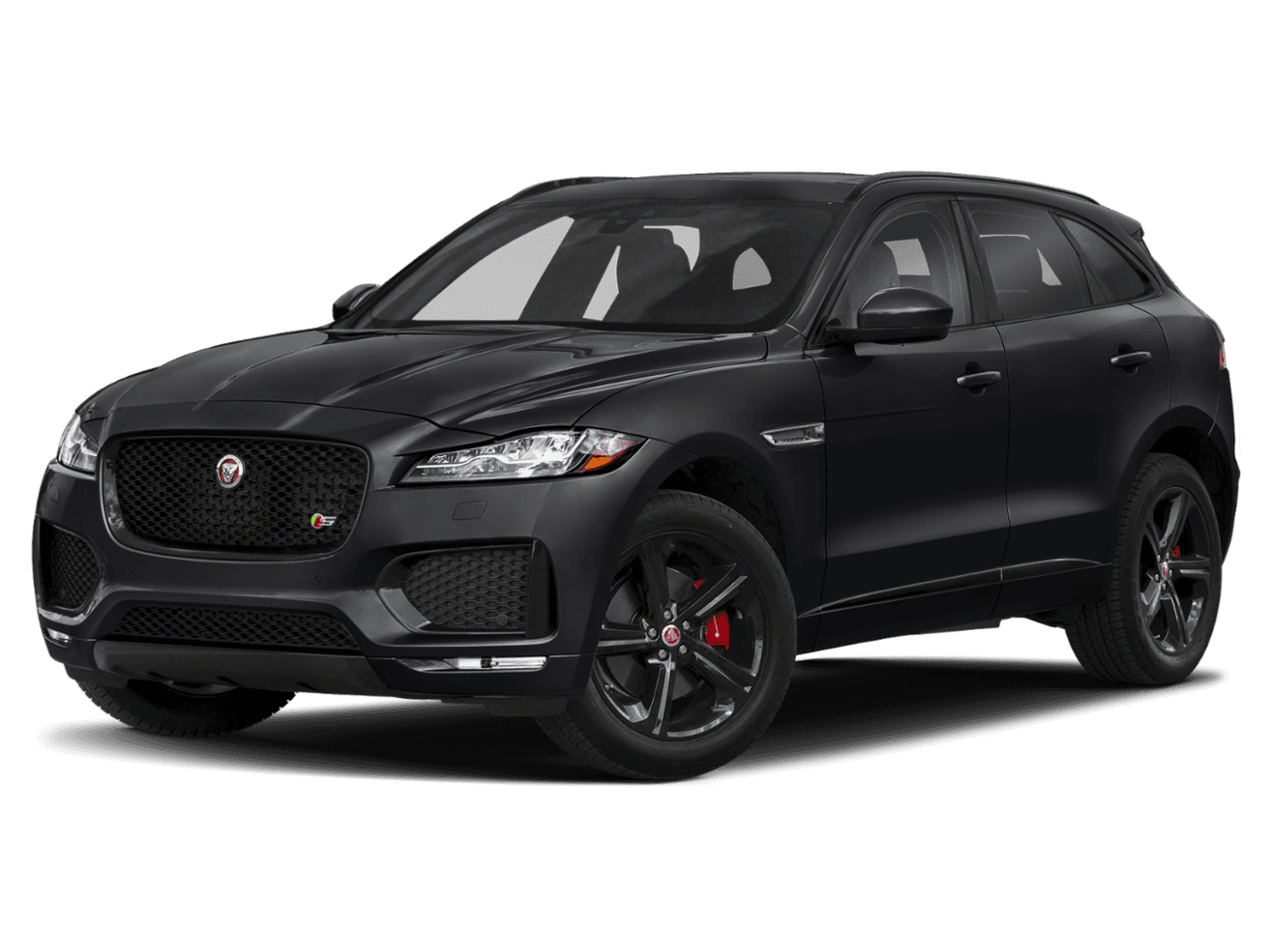 2018 Jaguar F-PACE S - Front 3/4, facing to the left