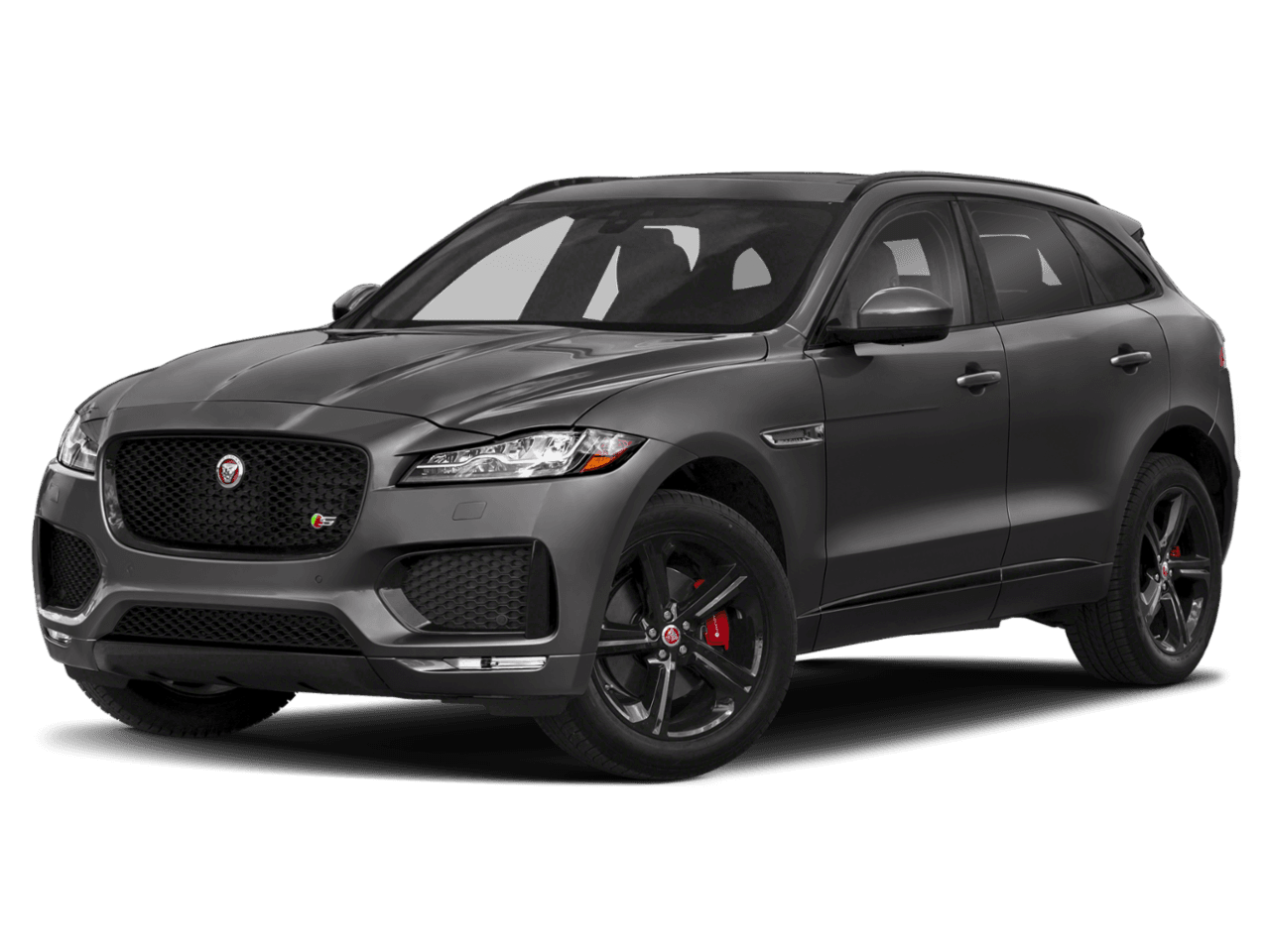 2018 Jaguar F-PACE S - Front 3/4, facing to the left