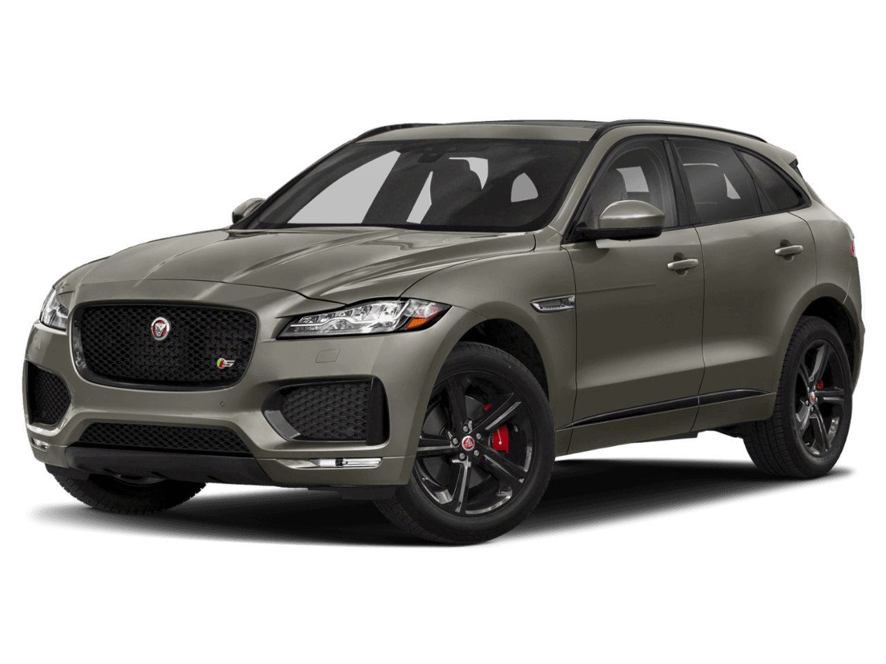 2018 Jaguar F-PACE S - Front 3/4, facing to the left