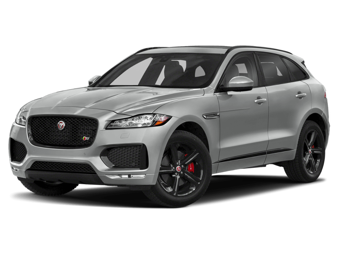 2018 Jaguar F-PACE S - Front 3/4, facing to the left