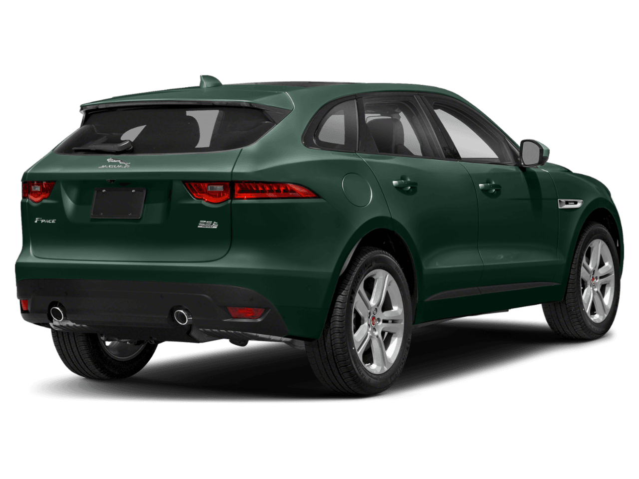 2018 Jaguar F-PACE 25t R-Sport - Rear 3/4, facing to the right