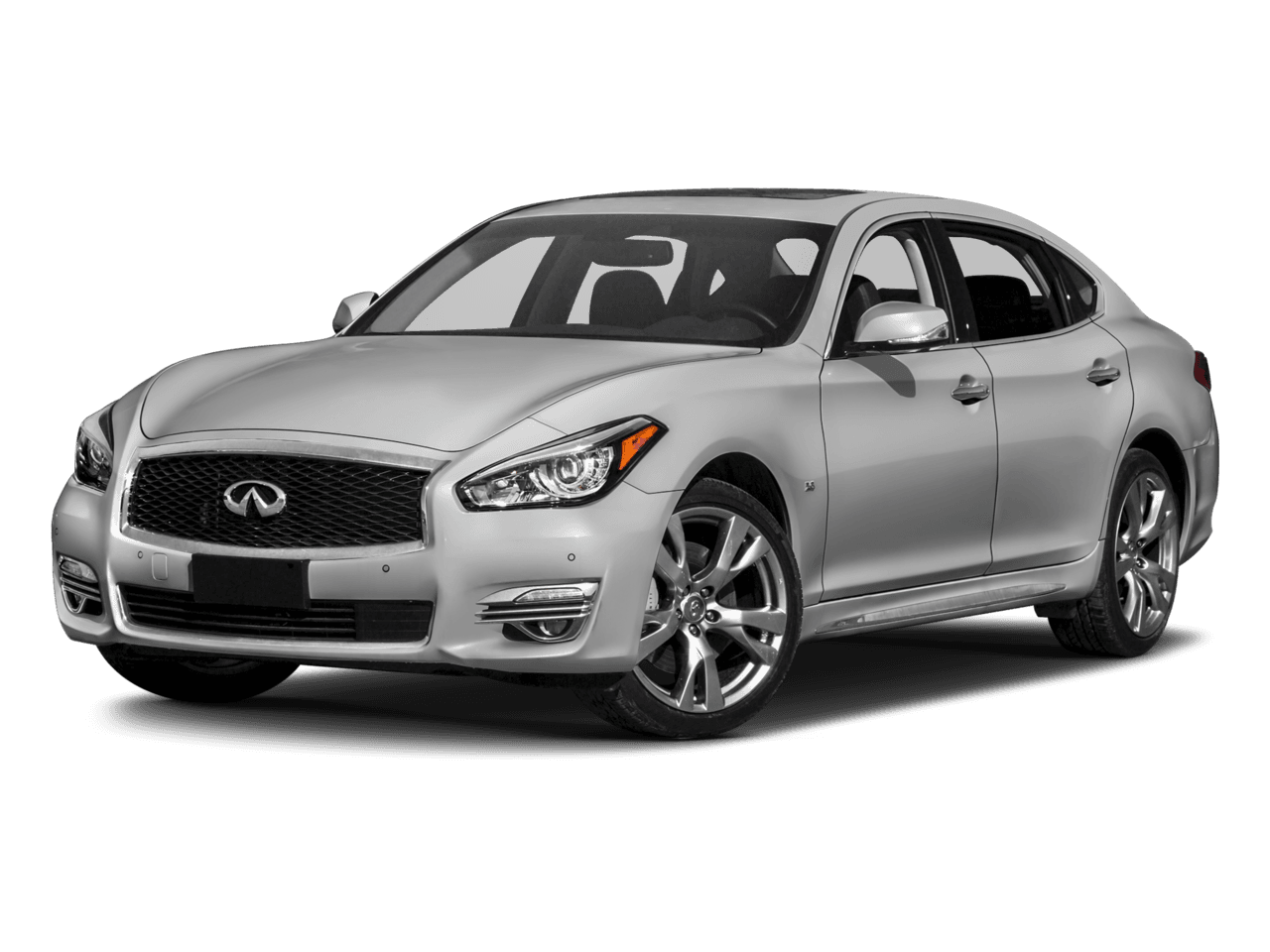 2018 INFINITI Q70L 3.7 LUXE - Front 3/4, facing to the left
