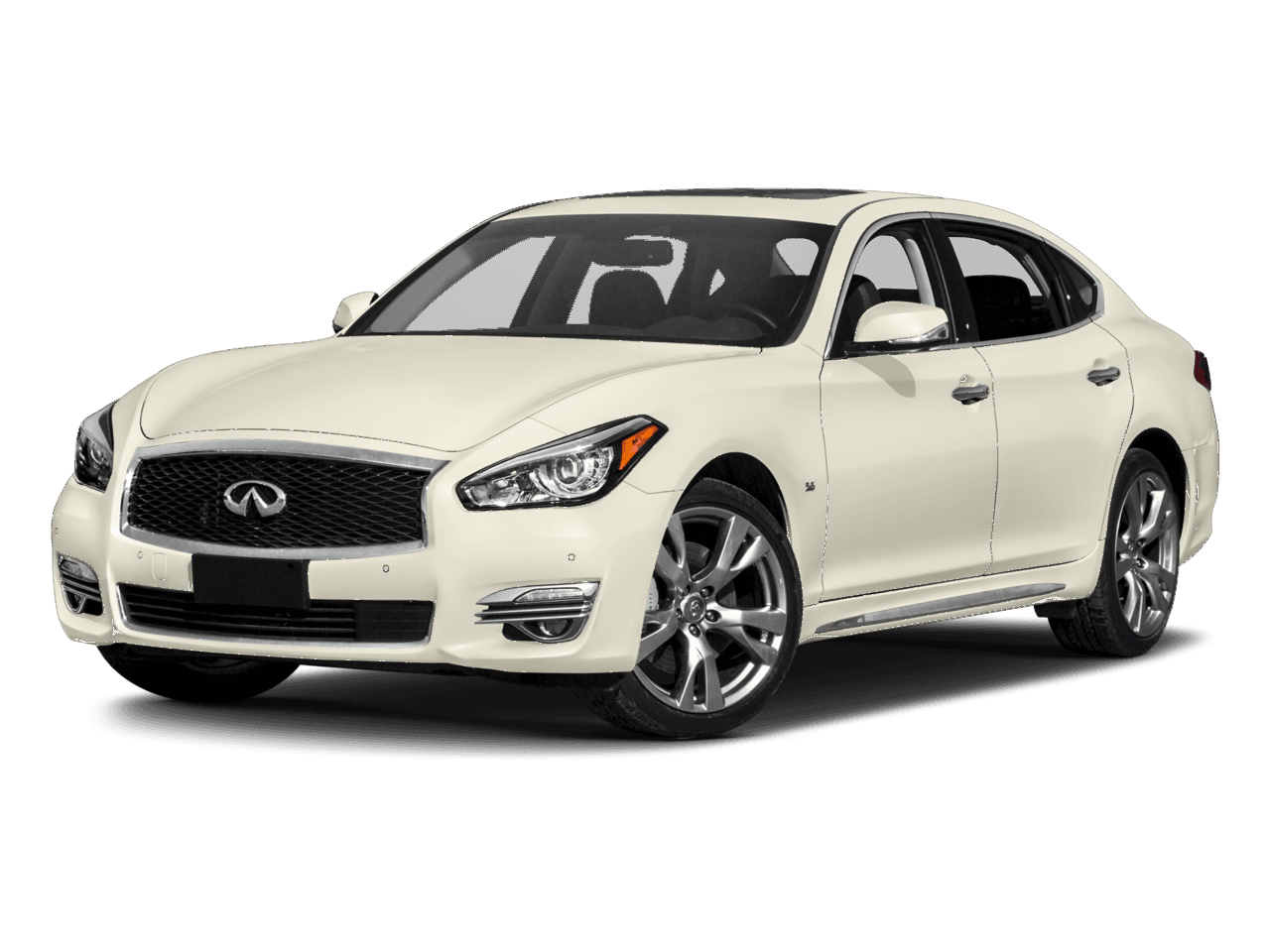 2018 INFINITI Q70L 3.7 LUXE - Front 3/4, facing to the left