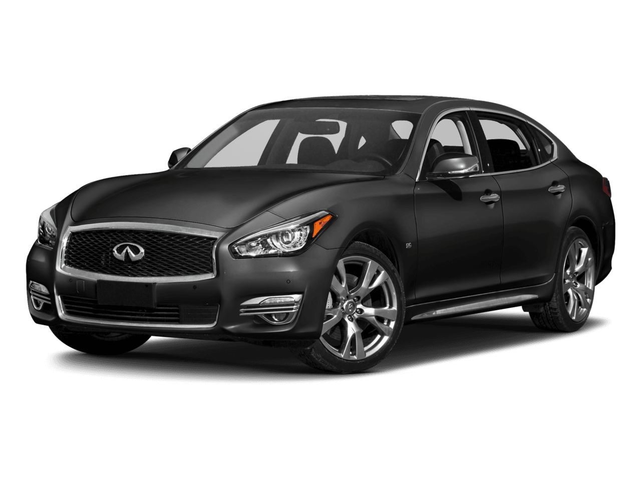 2018 INFINITI Q70L 5.6 LUXE - Front 3/4, facing to the left