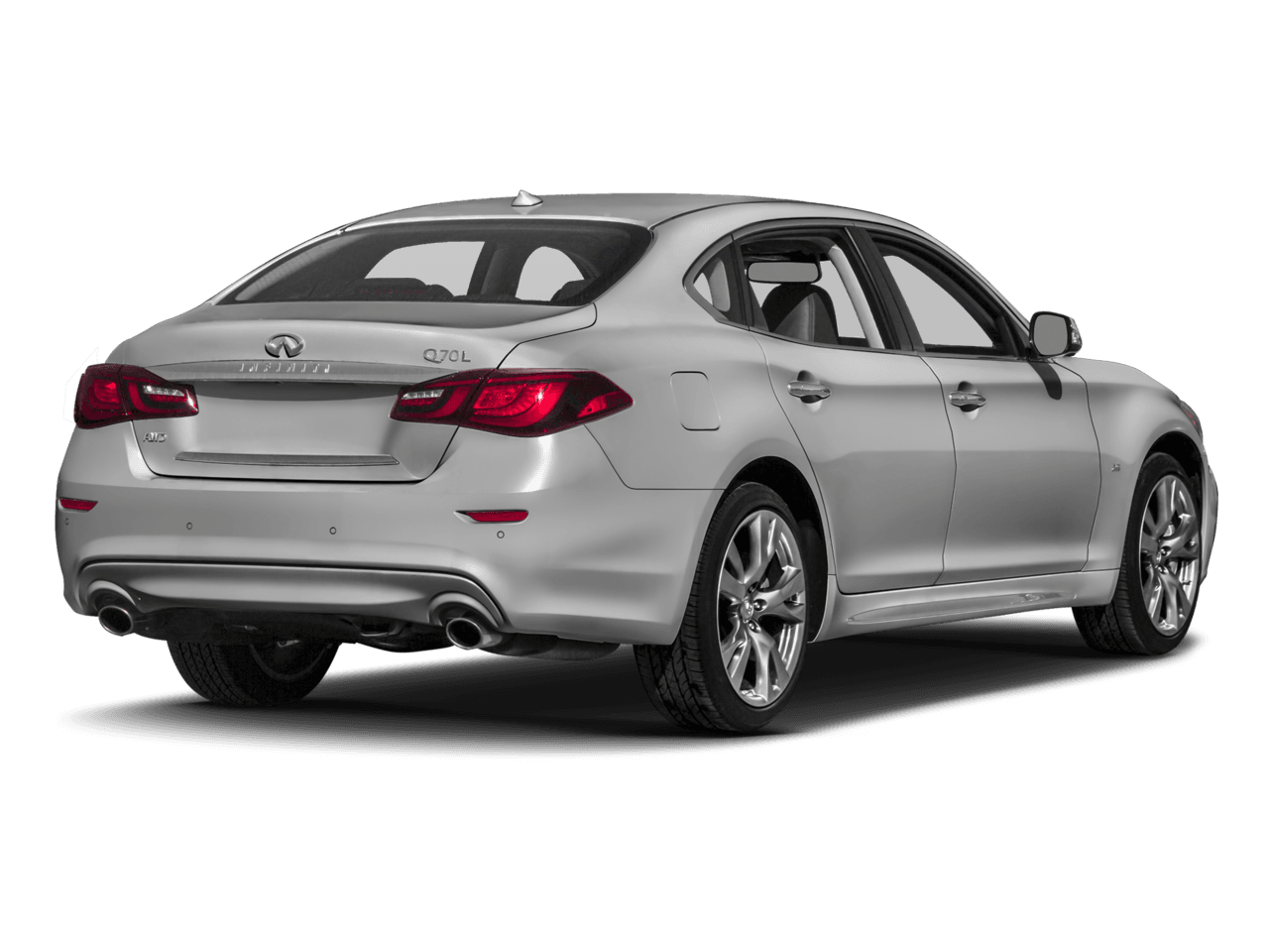 2018 INFINITI Q70L 5.6 LUXE - Rear 3/4, facing to the right