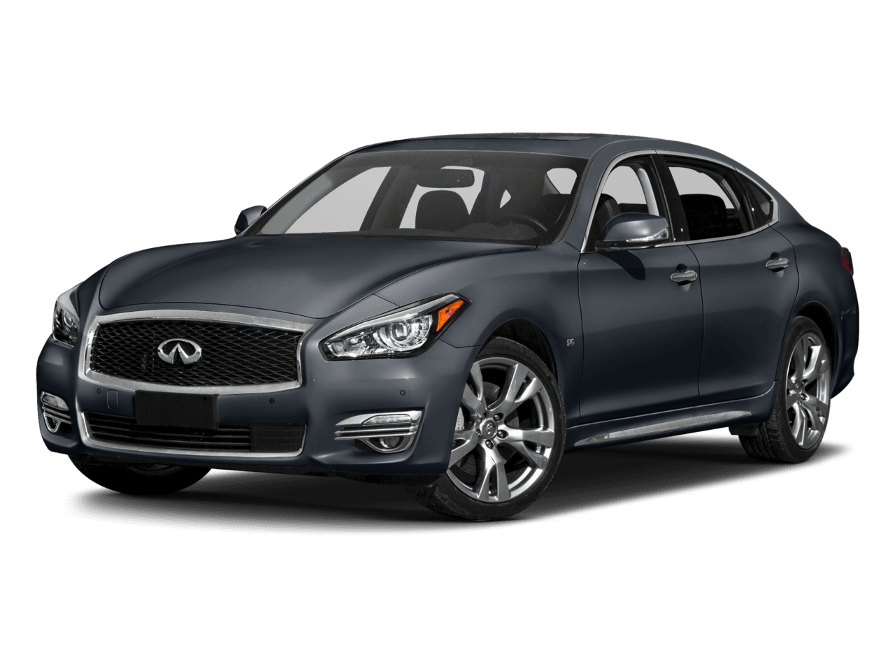 2018 INFINITI Q70L 5.6 LUXE - Front 3/4, facing to the left
