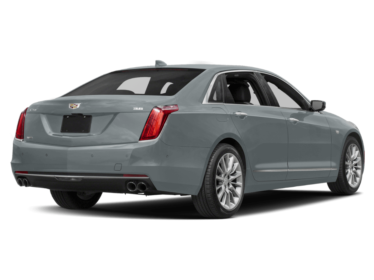 2018 Cadillac CT6 AWD - Rear 3/4, facing to the right