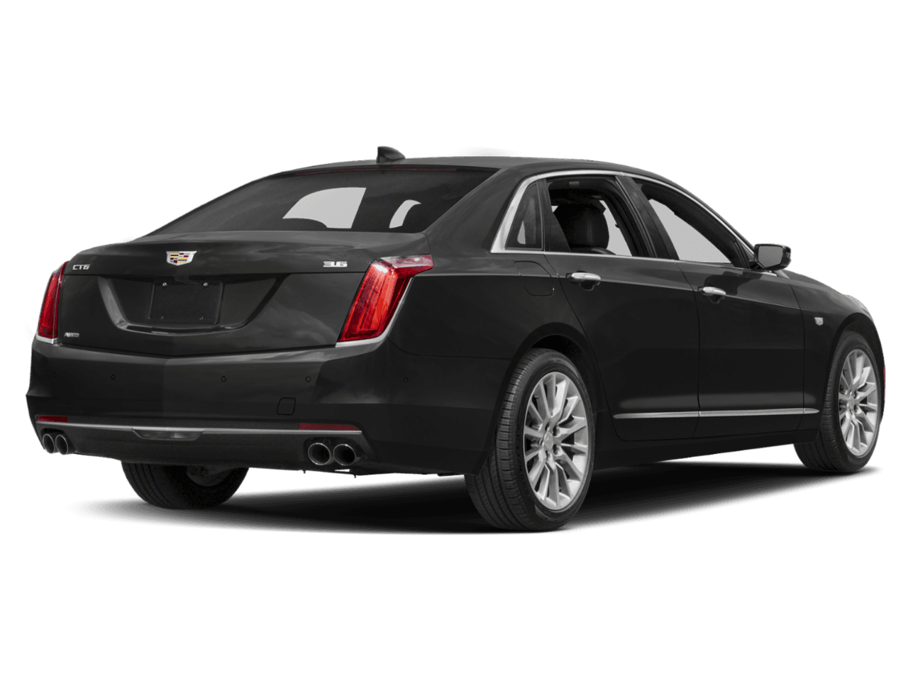 2018 Cadillac CT6 Luxury AWD - Rear 3/4, facing to the right