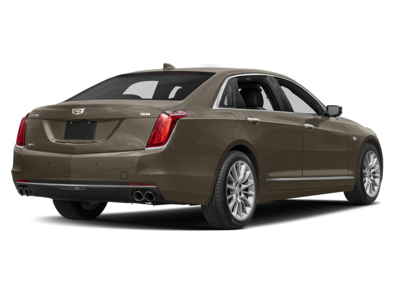 2018 Cadillac CT6 Luxury AWD - Rear 3/4, facing to the right