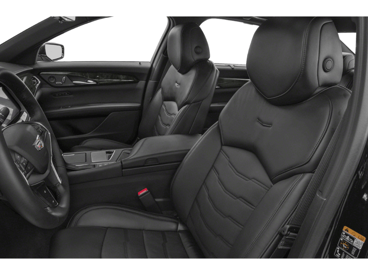 2018 Cadillac CT6 PLUG-IN RWD - Interior Driver's Side with Door Open, Front Seat Feature