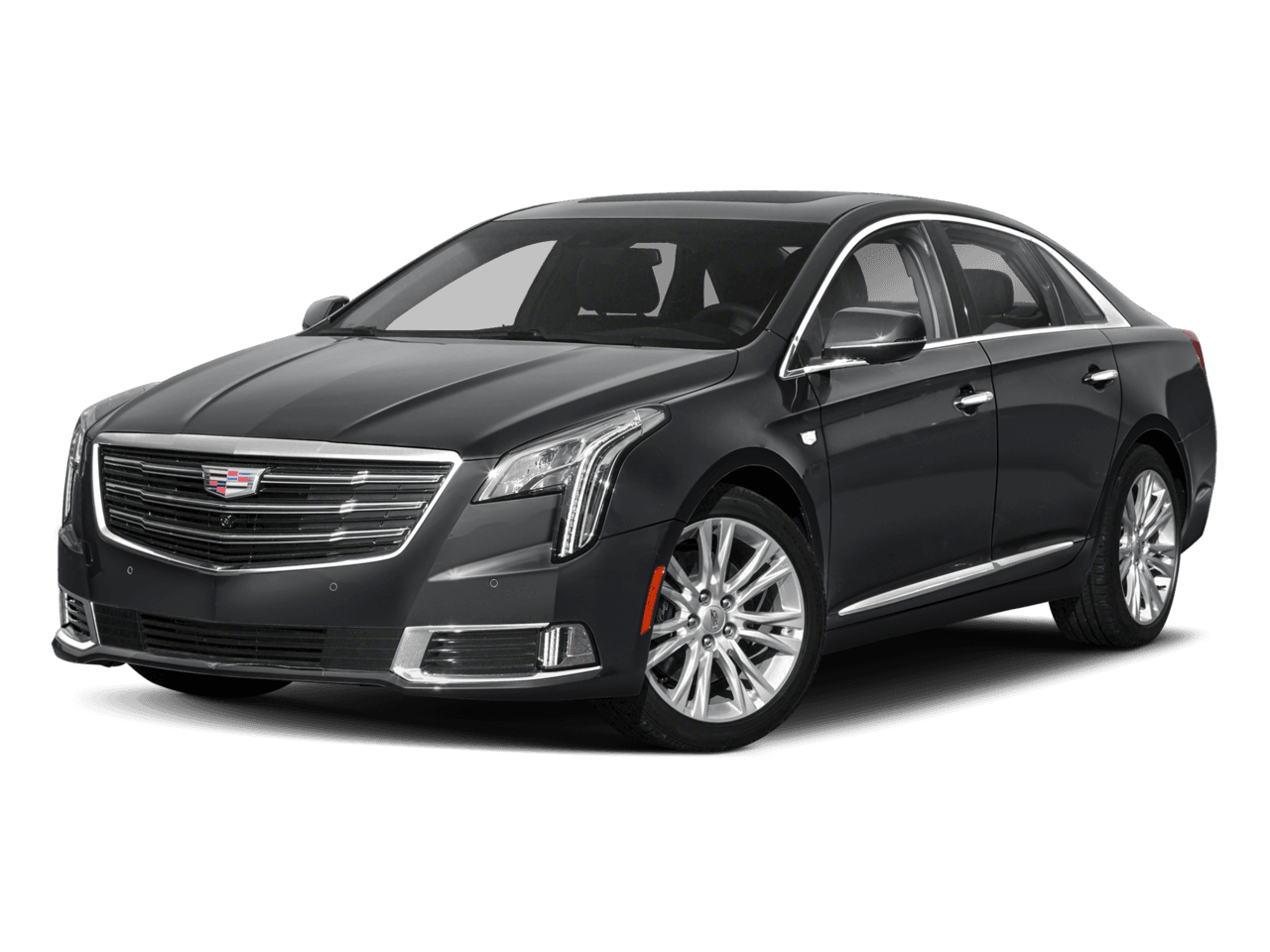 2018 Cadillac XTS Stretch Livery - Front 3/4, facing to the left