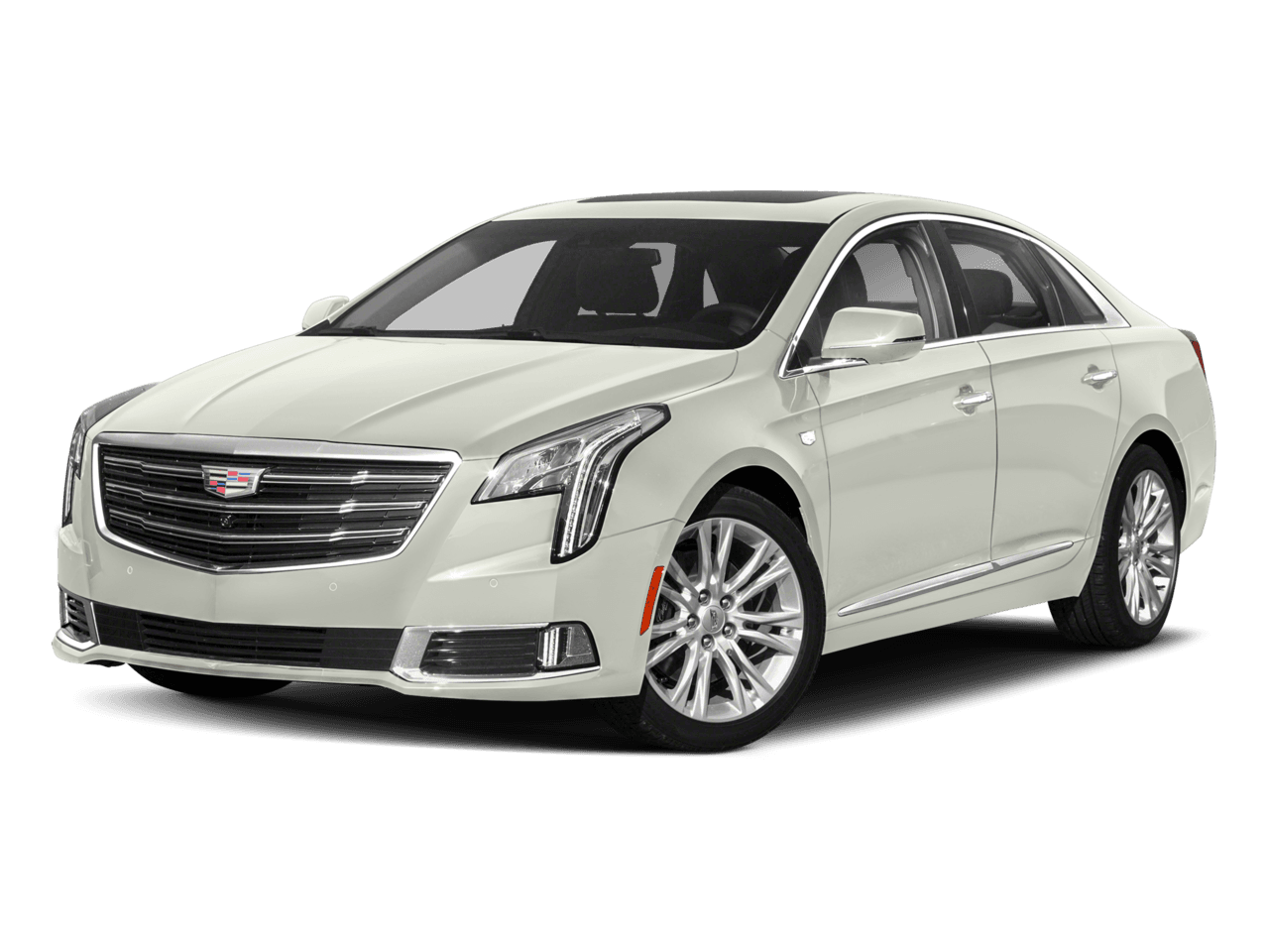 2018 Cadillac XTS Limousine - Front 3/4, facing to the left
