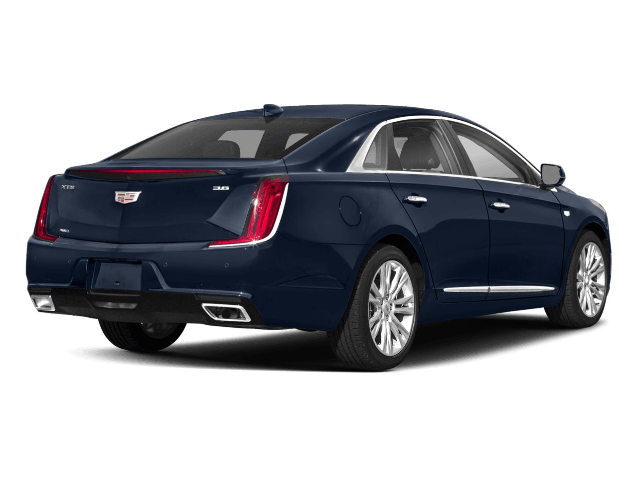 2018 Cadillac XTS Luxury - Rear 3/4, facing to the right