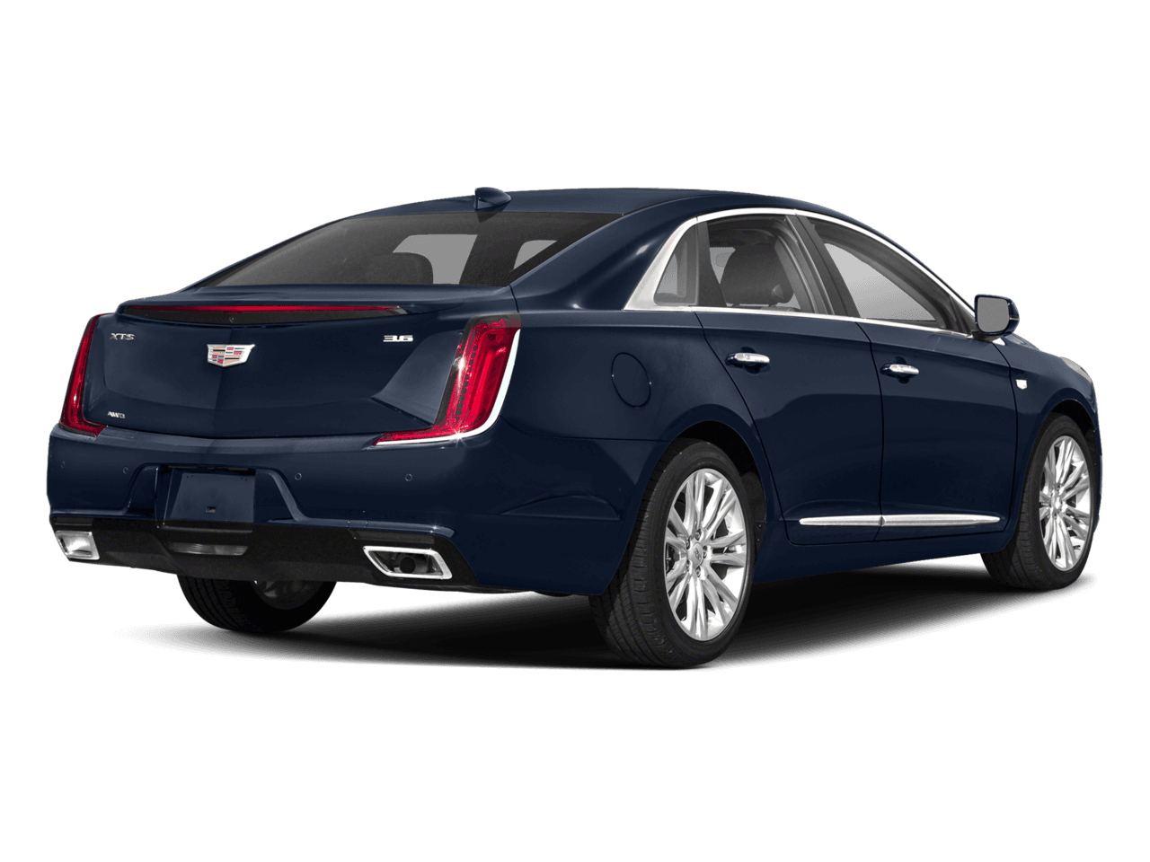 2018 Cadillac XTS Platinum - Rear 3/4, facing to the right