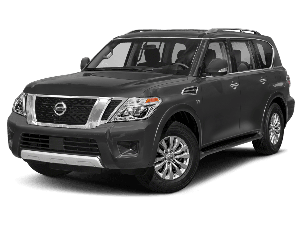 2018 Nissan Armada SV - Front 3/4, facing to the left