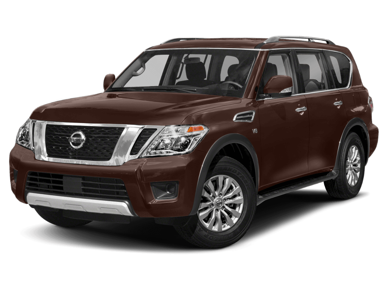 2018 Nissan Armada SV - Front 3/4, facing to the left