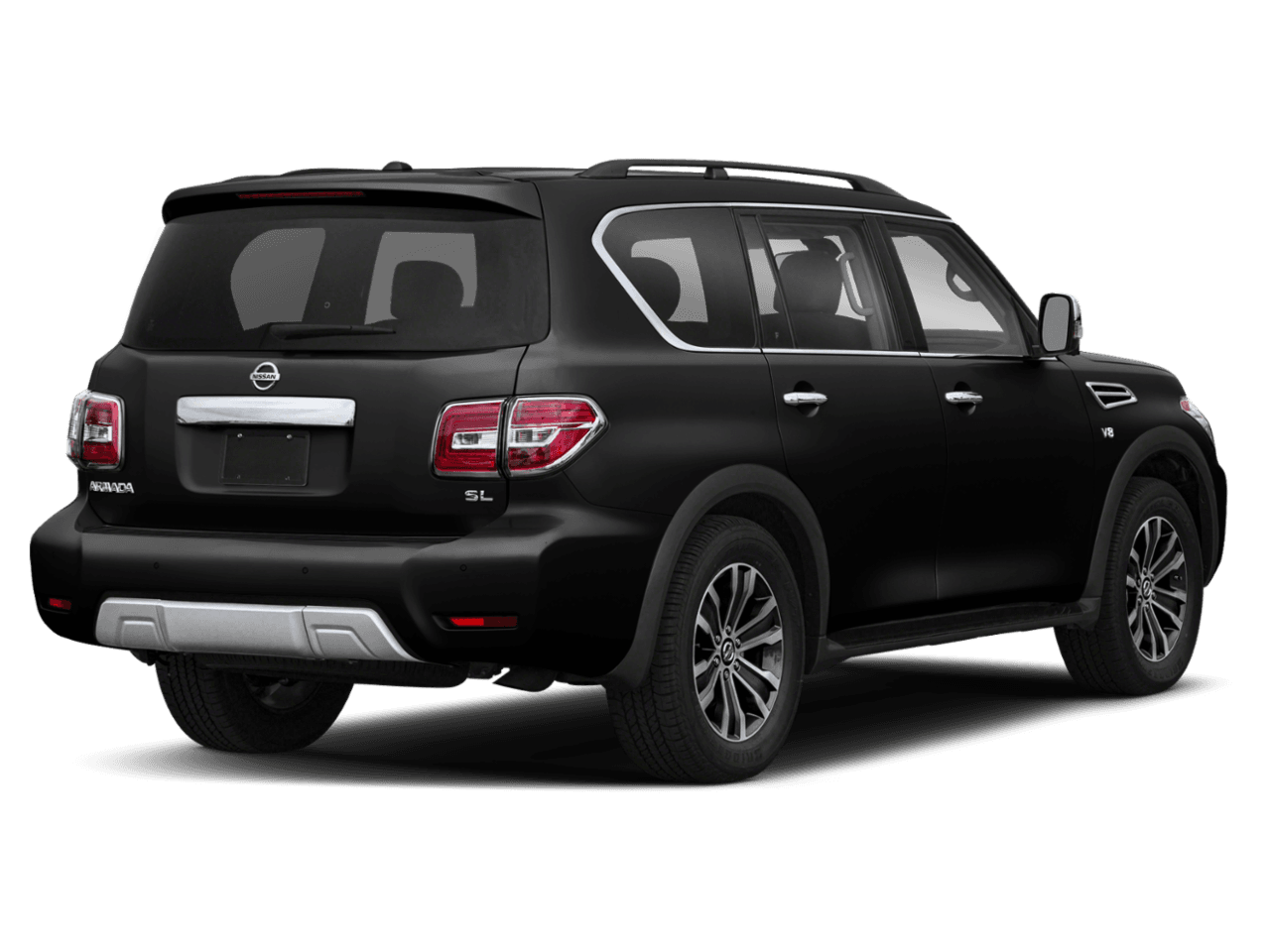 2018 Nissan Armada SL - Rear 3/4, facing to the right