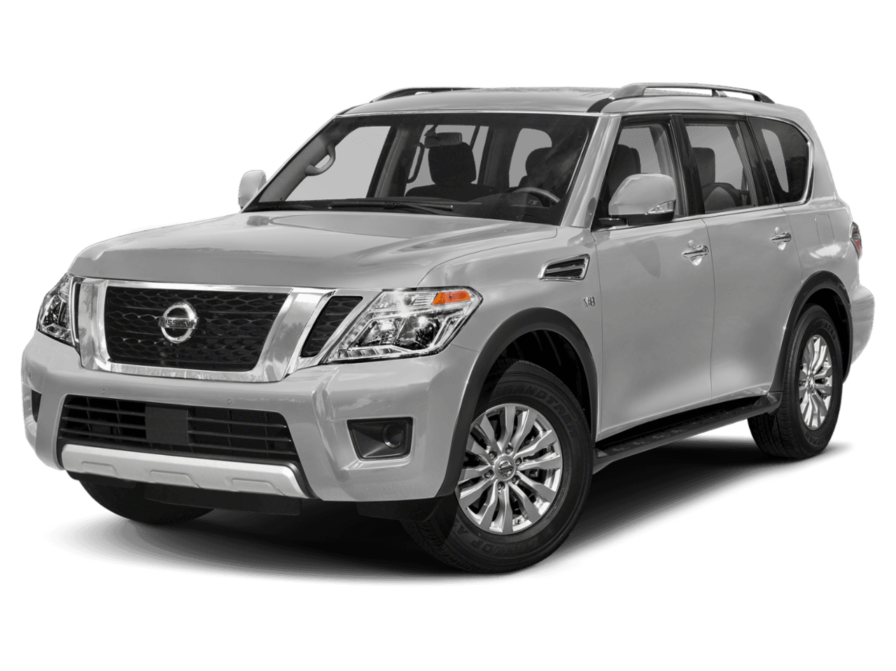2018 Nissan Armada SV - Front 3/4, facing to the left