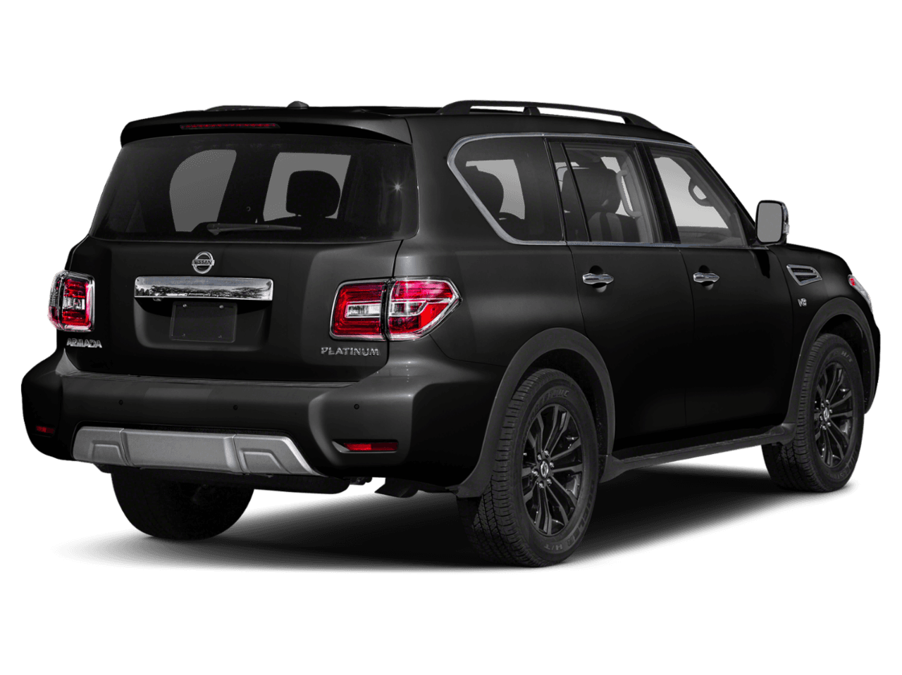 2018 Nissan Armada Platinum - Rear 3/4, facing to the right
