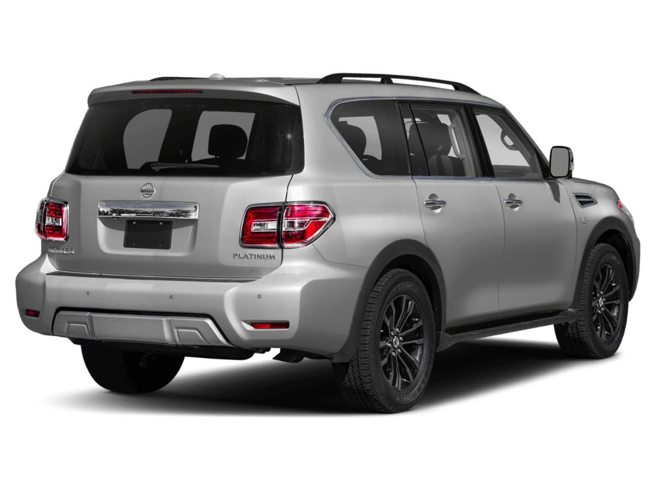 2018 Nissan Armada Platinum - Rear 3/4, facing to the right