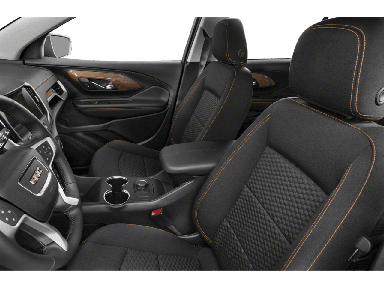 2018 GMC Terrain SLE - Interior Driver's Side with Door Open, Front Seat Feature