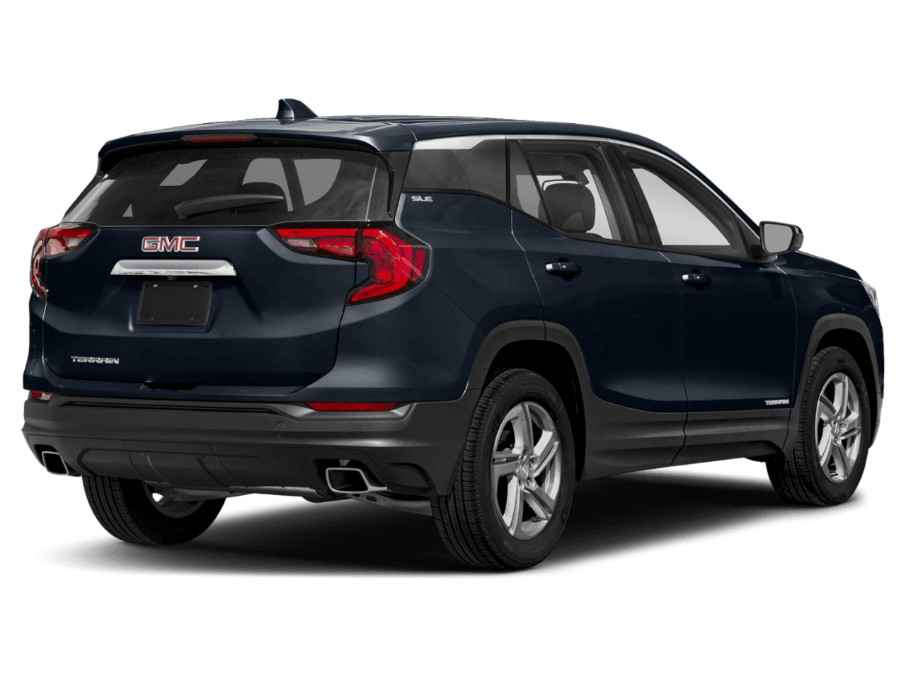 2018 GMC Terrain SLE - Rear 3/4, facing to the right