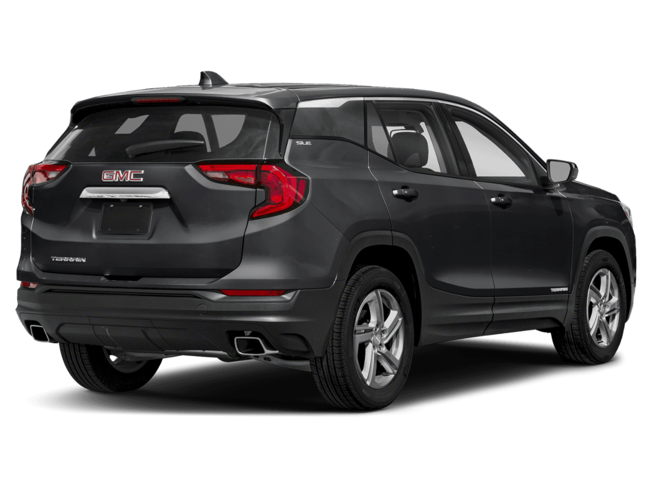 2018 GMC Terrain SLE - Rear 3/4, facing to the right