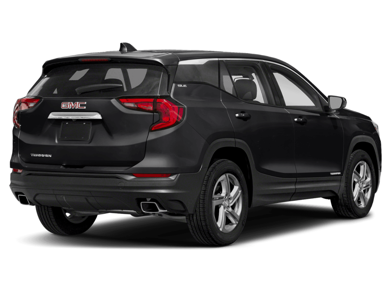 2018 GMC Terrain SLE Diesel - Rear 3/4, facing to the right