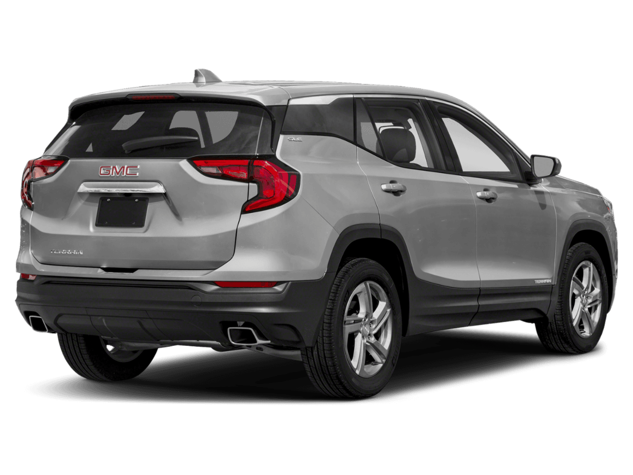 2018 GMC Terrain SLE Diesel - Rear 3/4, facing to the right