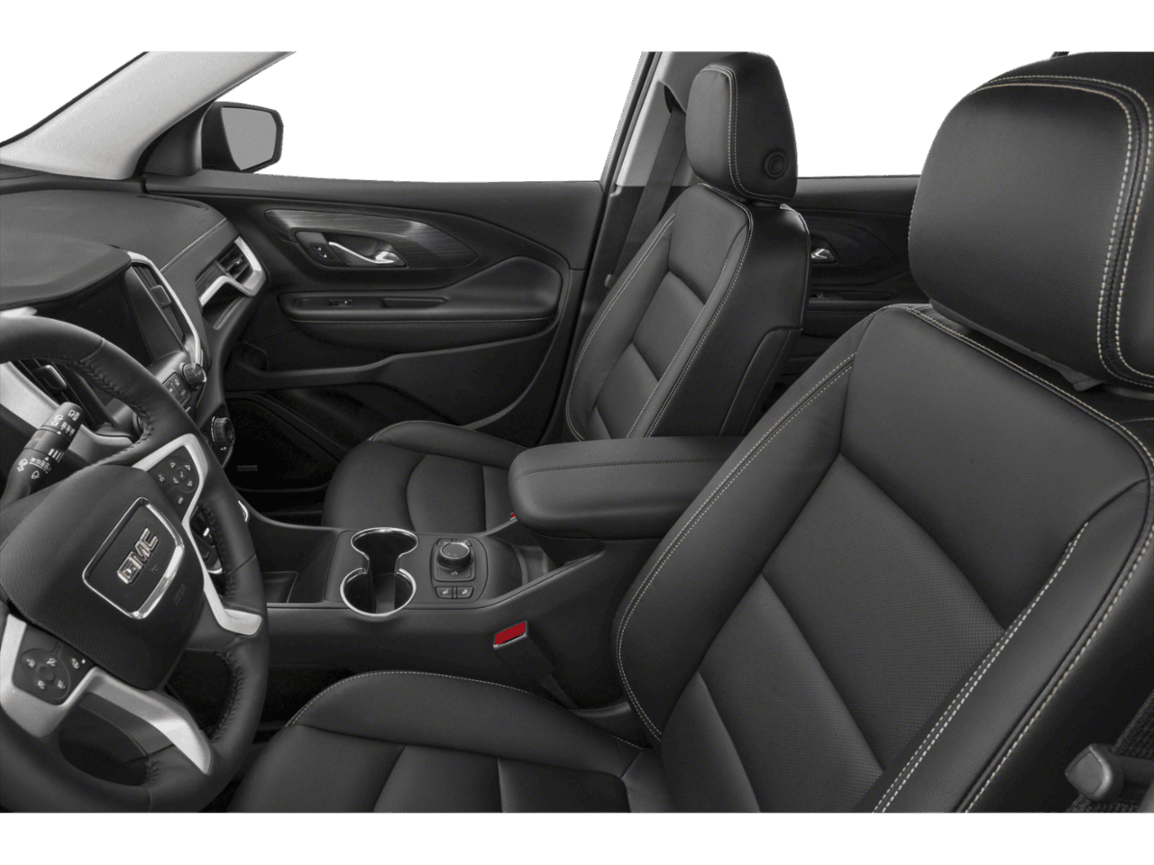 2018 GMC Terrain SLT - Interior Driver's Side with Door Open, Front Seat Feature