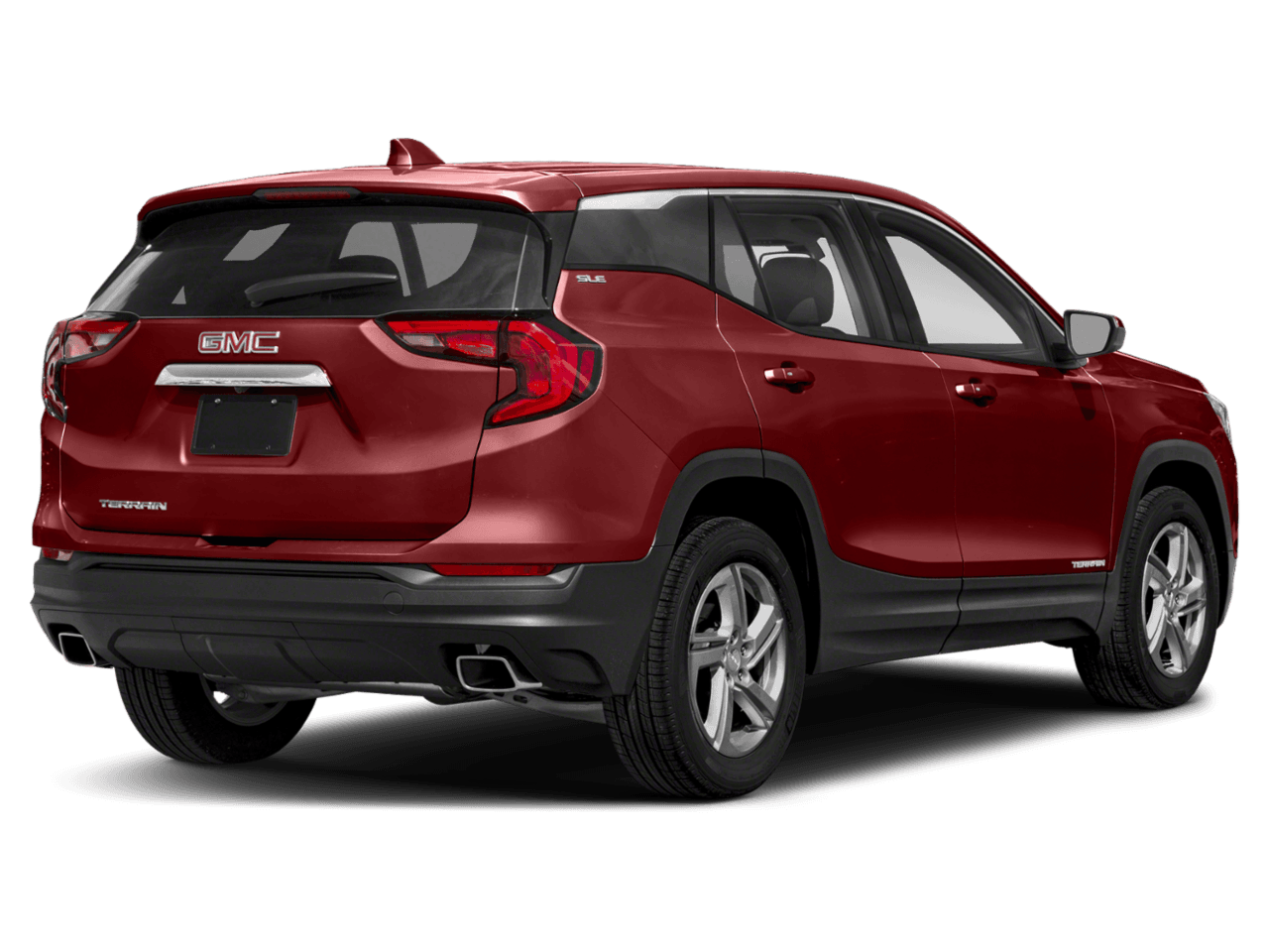 2018 GMC Terrain SLE Diesel - Rear 3/4, facing to the right